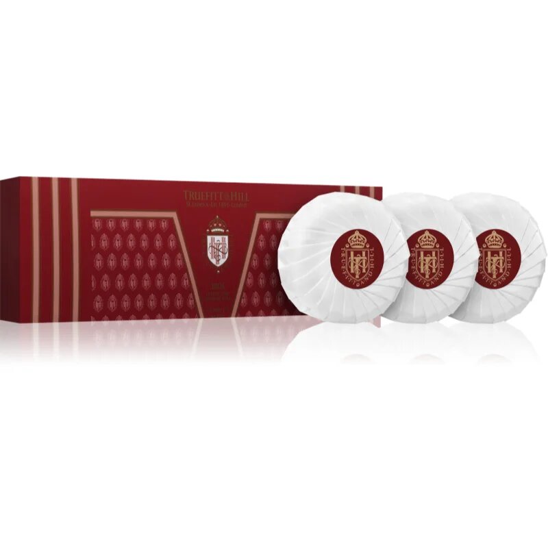Truefitt & Hill 1805 Bath & Body Soap sada tuhých mýdel 3x150 g
