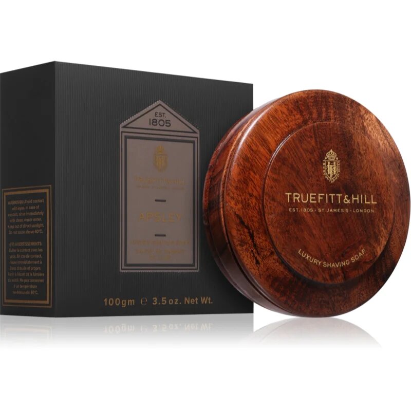 Truefitt & Hill Apsley Shaving Soap přírodní tuhé mýdlo na holení 100 g