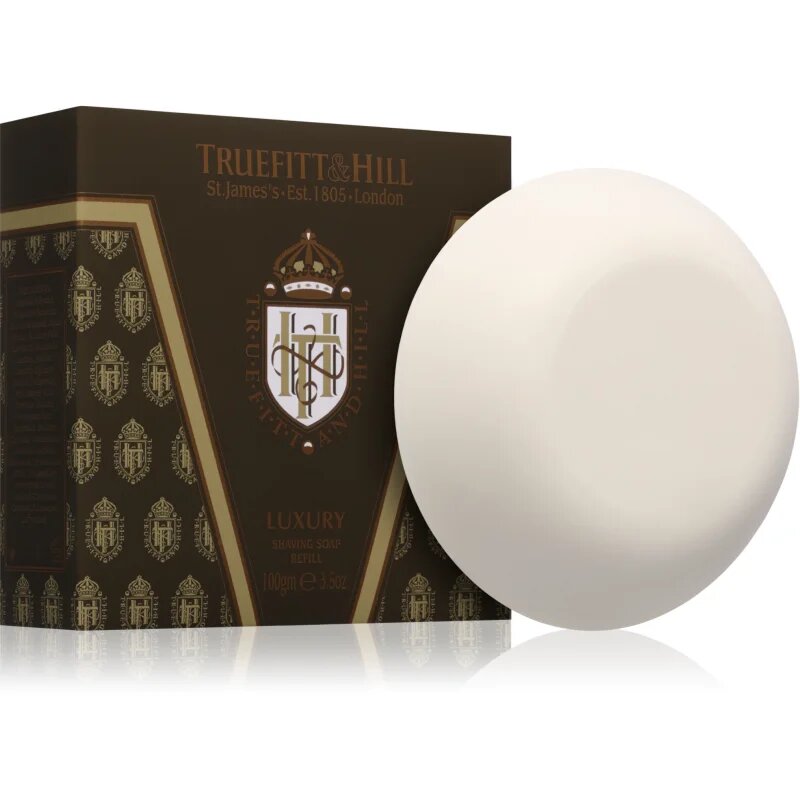 Truefitt & Hill St.James's Shaving Soap přírodní tuhé mýdlo na holení náhradní náplň 100 g