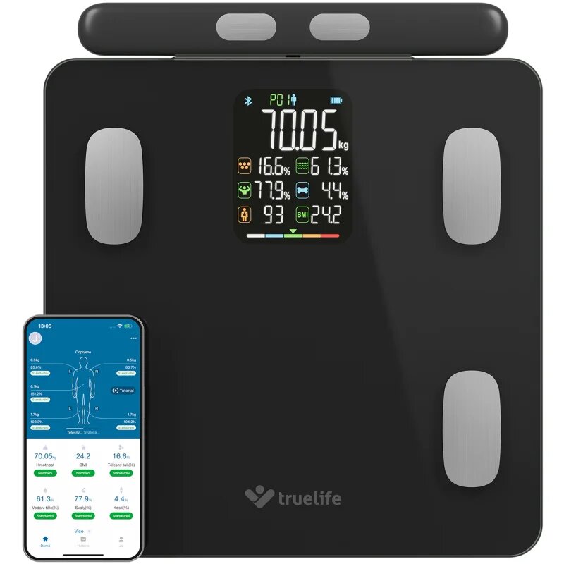 TrueLife FitScale W8 osobní váha Black 1 ks