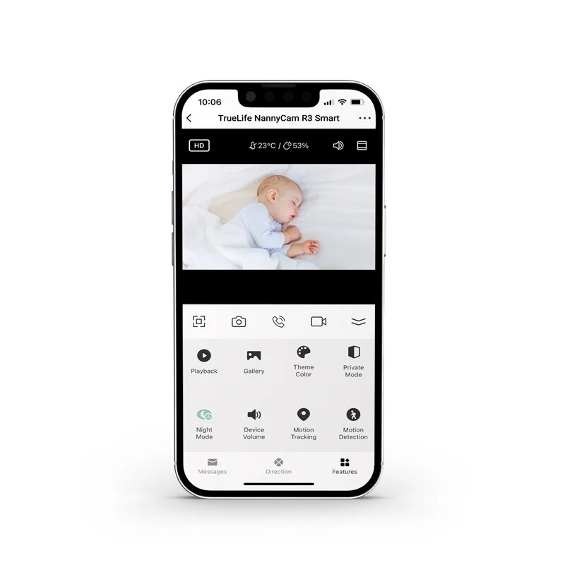 TrueLife NannyCam R3 Smart digitální video chůvička 1 ks