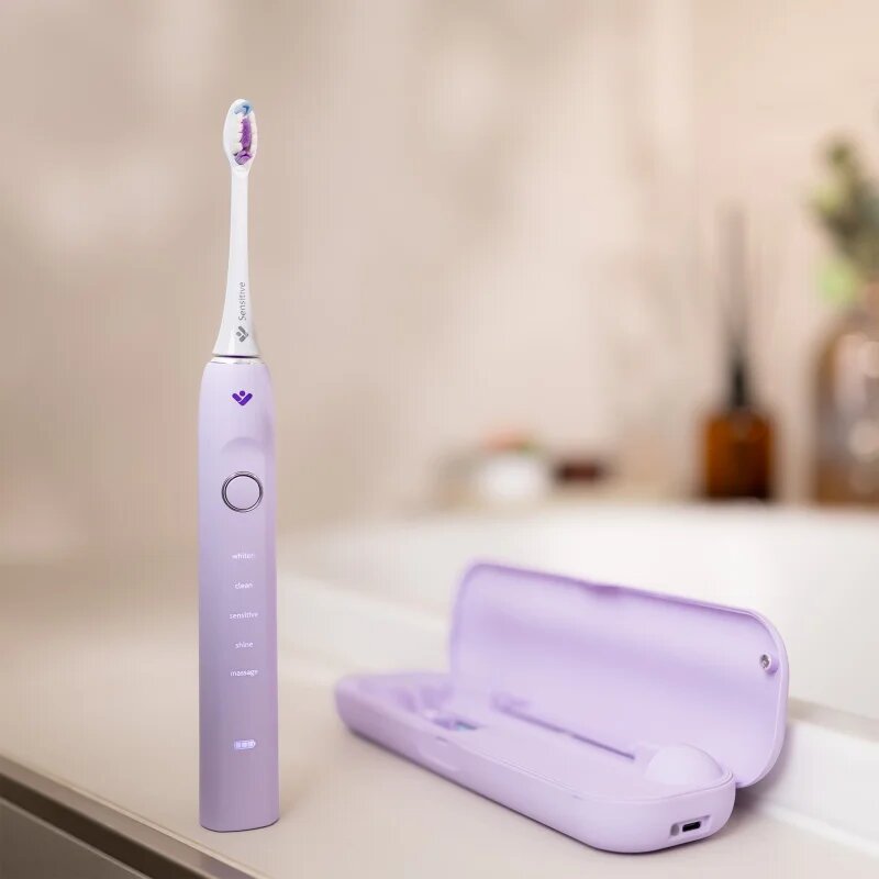 TrueLife SonicBrush Clean70 UV sonický zubní kartáček Lavender 1 ks