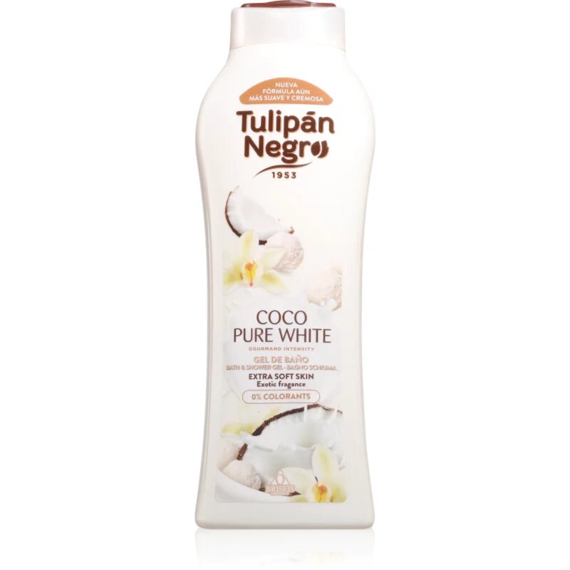 Tulipán Negro Coco Pure White sprchový gel 650 ml