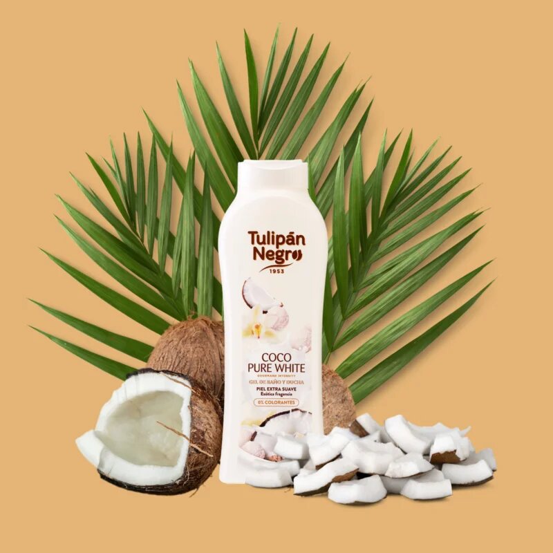 Tulipán Negro Coco Pure White sprchový gel 650 ml