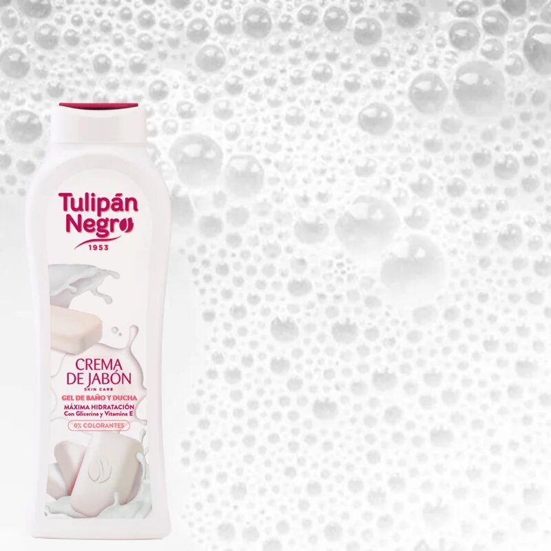 Tulipán Negro Crema De Jabon sprchový gel 650 ml