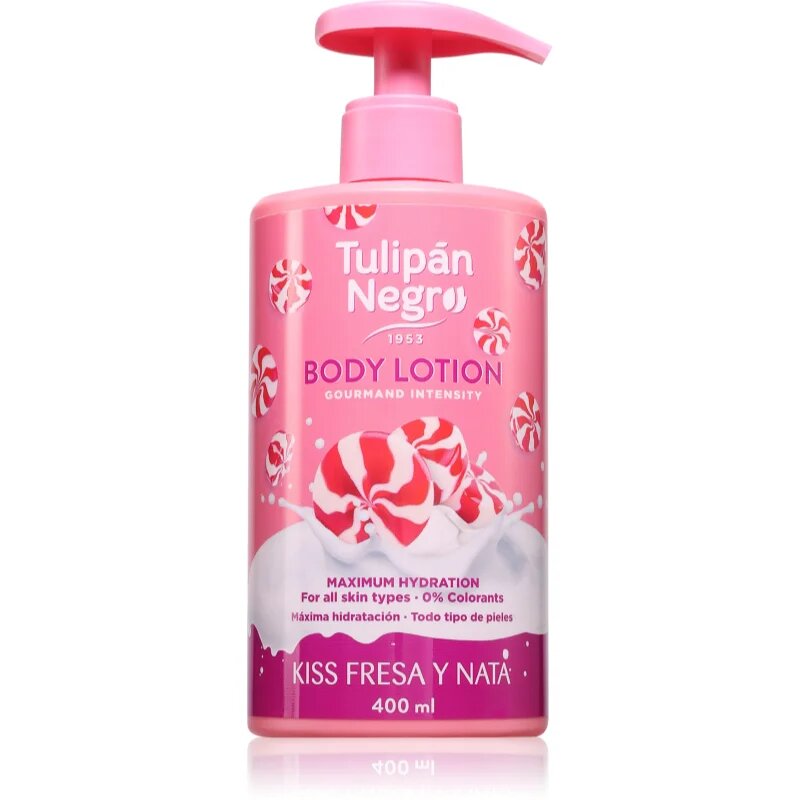 Tulipán Negro Fresa tělové mléko 400 ml