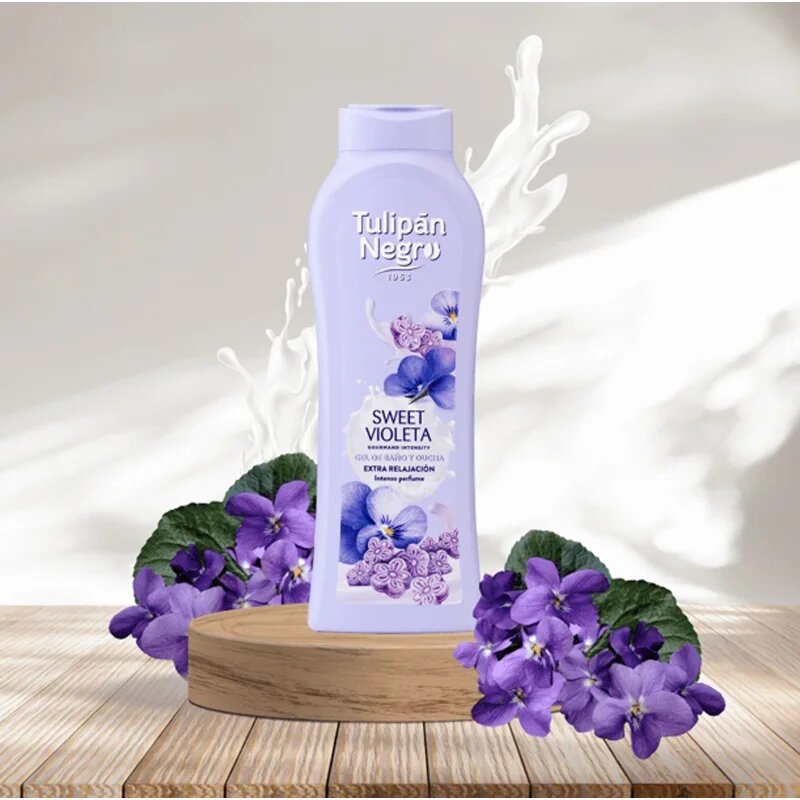 Tulipán Negro Sweet Violeta sprchový gel 650 ml