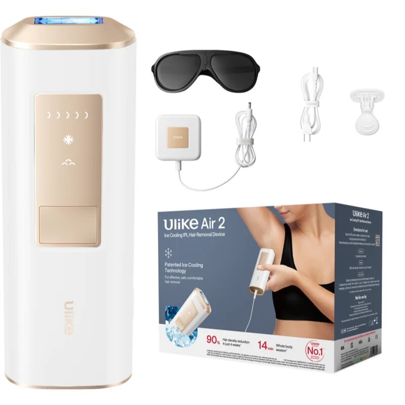Ulike Air 2 IPL epilátor na tělo tvář oblast bikin a podpaží Star White 1 ks