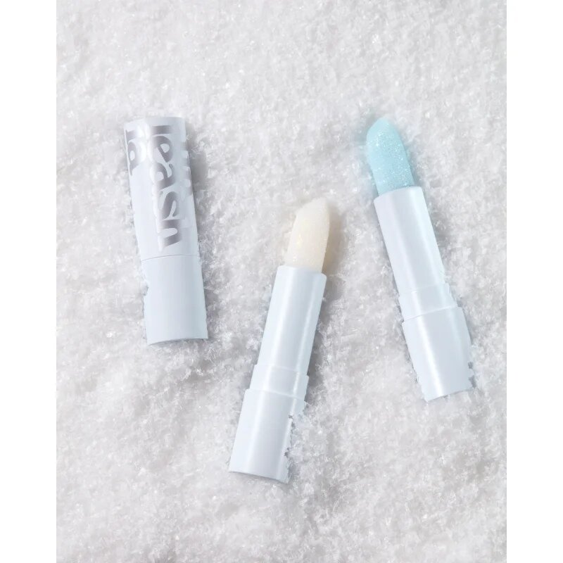 Unleashia Glacier Vegan Lip Balm hydratační balzám na rty se třpytkami odstín No.1 Snow Frost 3.3 g