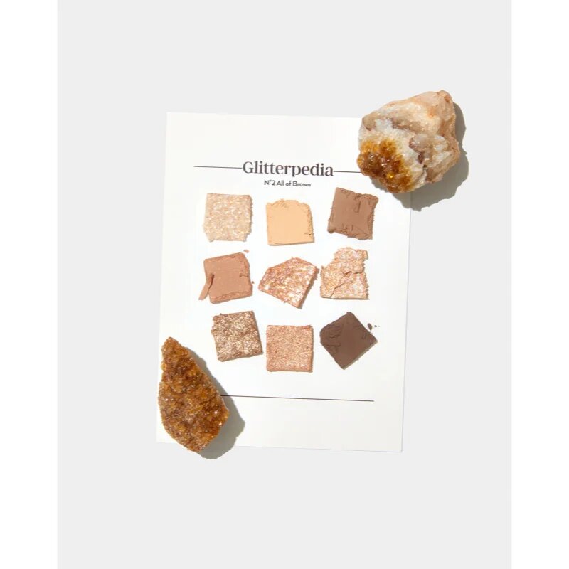 Unleashia Glitterpedia Eye Palette paletka očních stínů odstín No.2 All of Brown 6.2 g