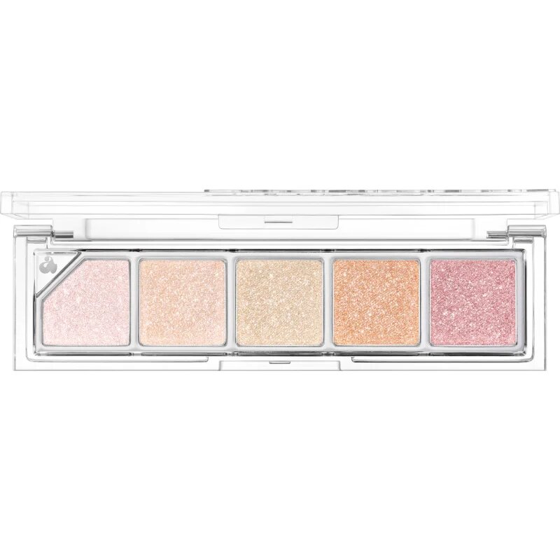 Unleashia Mood Shower Face Palette paletka očních stínů a rozjasňovačů s perleťovým leskem odstín NO.100 Ballerina 1 ks