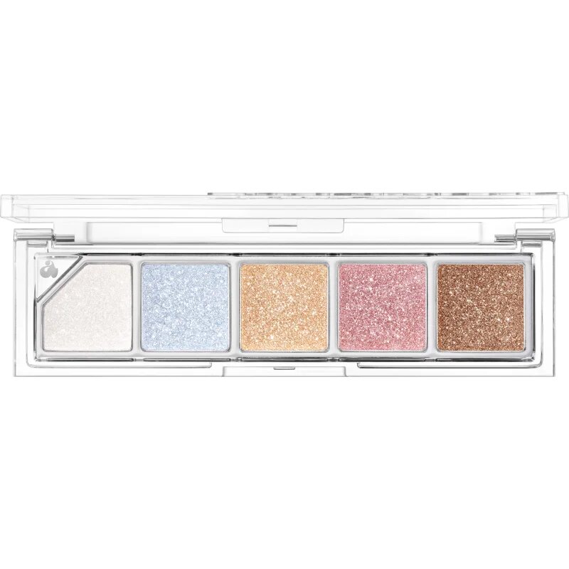 Unleashia Mood Shower Face Palette paletka očních stínů a rozjasňovačů s perleťovým leskem odstín NO.101 Ballerino 1 ks