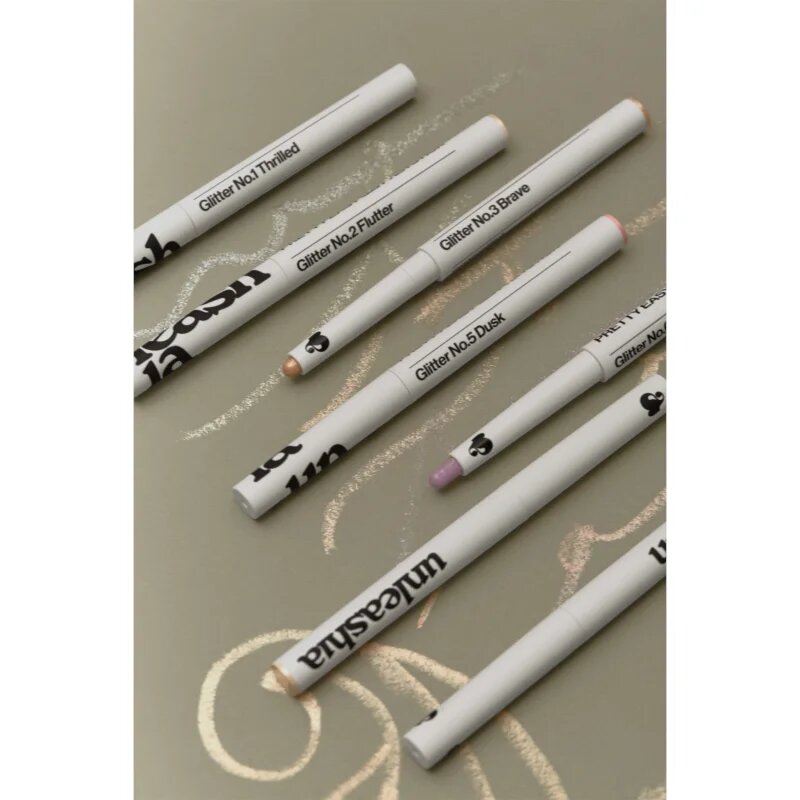 Unleashia Pretty Easy Glitter Stick krémový rozjasňovač v tyčince odstín No.2 Flutter 0.7 g