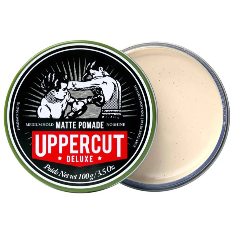 Uppercut Deluxe Matt Pomade stylingová pasta na vlasy pro muže 100 g