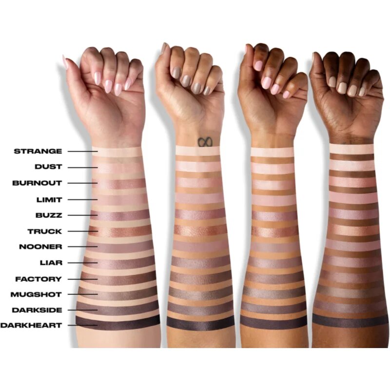 Urban Decay Naked3 paleta očních stínů se štětečkem 12x13 g