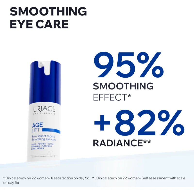 Uriage Age Lift Smoothing Eye Care oční péče pro minimalizaci jemných vrásek a kontur s retinolem 15 ml