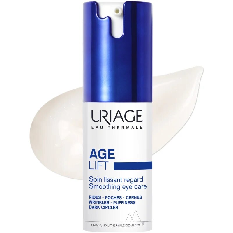 Uriage Age Lift Smoothing Eye Care oční péče pro minimalizaci jemných vrásek a kontur s retinolem 15 ml