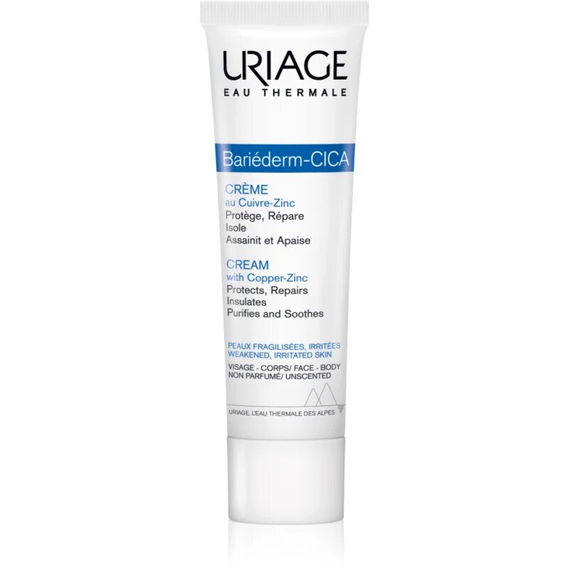 Uriage Bariéderm Cica-Cream with Copper-Zinc reparativní krém s obsahem mědi a zinku s panthenolem 15 ml