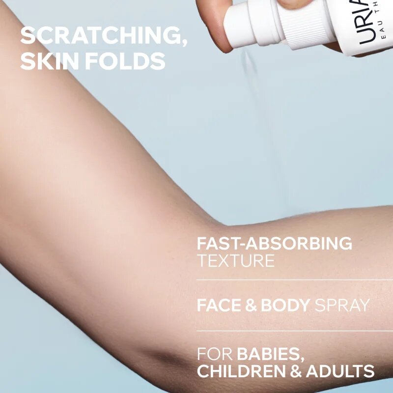 Uriage Bariederm Cica+ Restorative Drying Spray vysušující a zklidňující sprej pro podrážděnou pokožku 100 ml