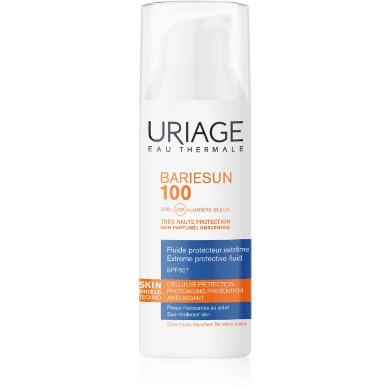 Uriage Bariésun 100 Extreme Protective Fluid SPF 50+ ochranný fluid pro velmi citlivou a intolerantní pleť SPF 50+ 50 ml