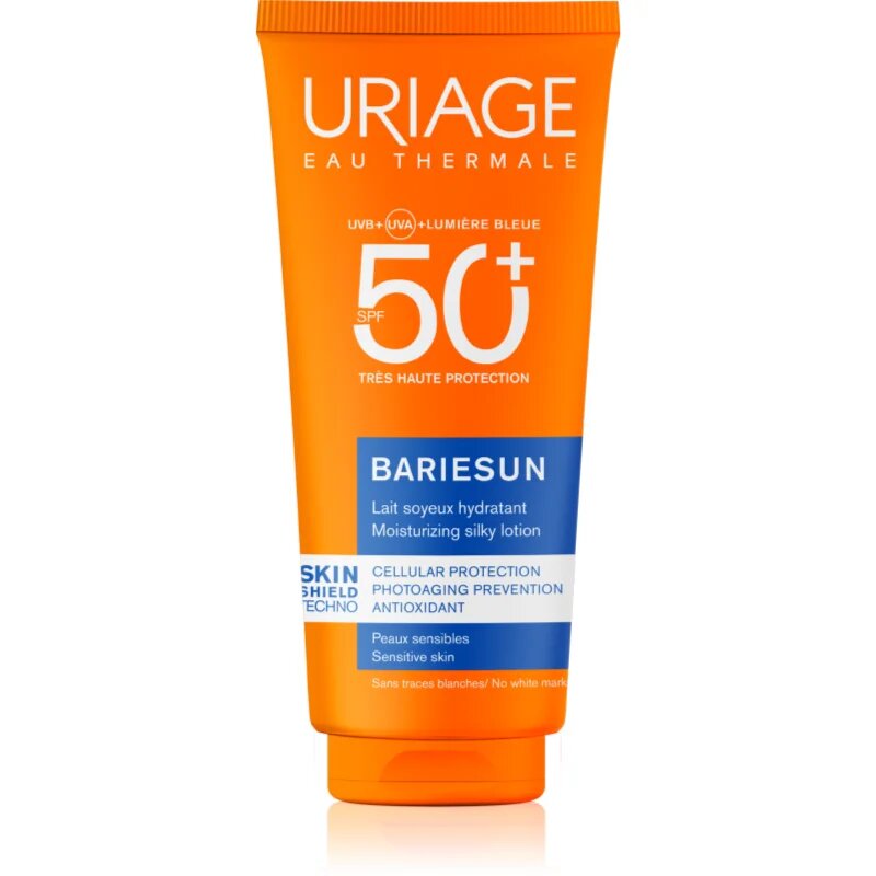Uriage Bariésun Silky Lotion SPF 50+ ochranné mléko na tělo a obličej SPF 50+ 100 ml