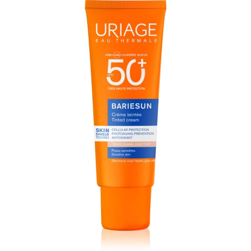 Uriage Bariésun Tinted Cream SPF 50+ ochranný tónovací krém na obličej SPF 50+ odstín Fair tint 50 ml