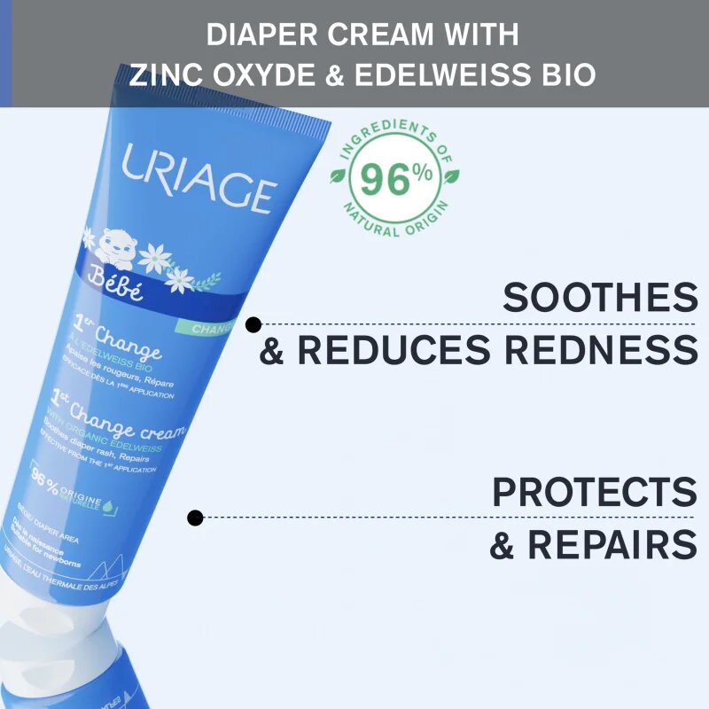 Uriage Bébé 1st Change Cream hydratační ochranný krém proti opruzeninám 100 ml