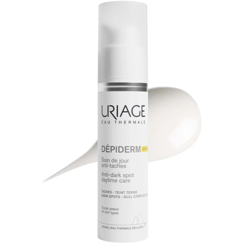 Uriage Dépiderm Anti-dark Spot Daytime Care ochranný denní krém k prevenci pigmentových skvrn SPF 50+ 30 ml