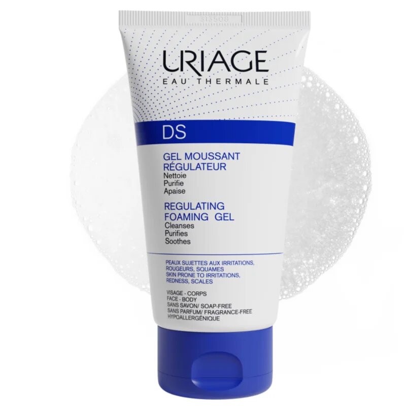 Uriage DS Regulating Foaming Gel zklidňující gel pro suchou a svědící pokožku 150 ml