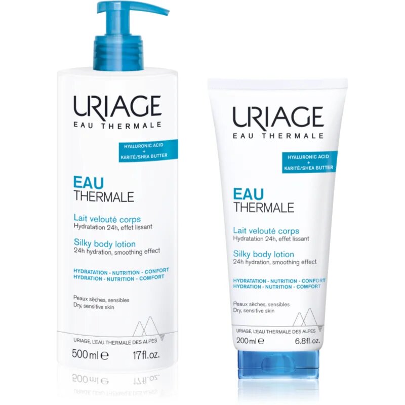 Uriage Eau Thermale Silky Body Lotion sada pro jemnou a hladkou pokožku
