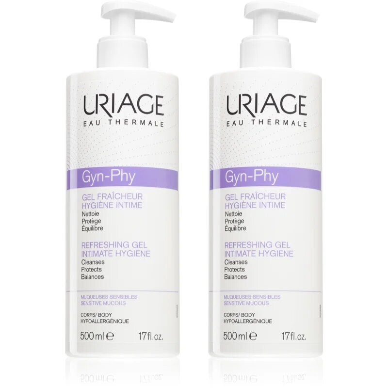 Uriage Gyn-Phy Refreshing Gel Intimate Hygiene sada na intimní hygienu