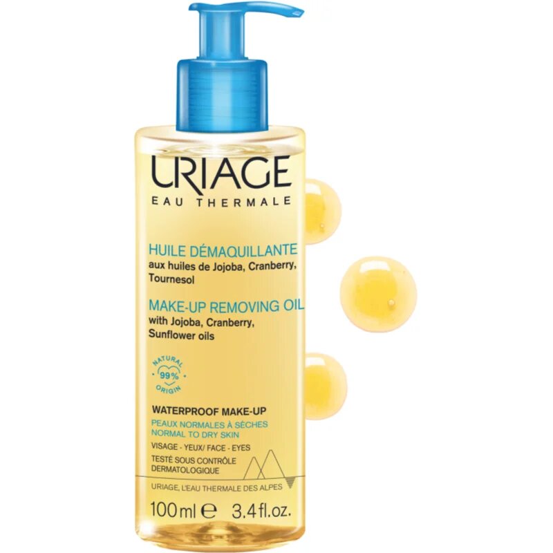 Uriage Hygiène Make-up Removing Oil čisticí olej pro normální až suchou pleť 100 ml