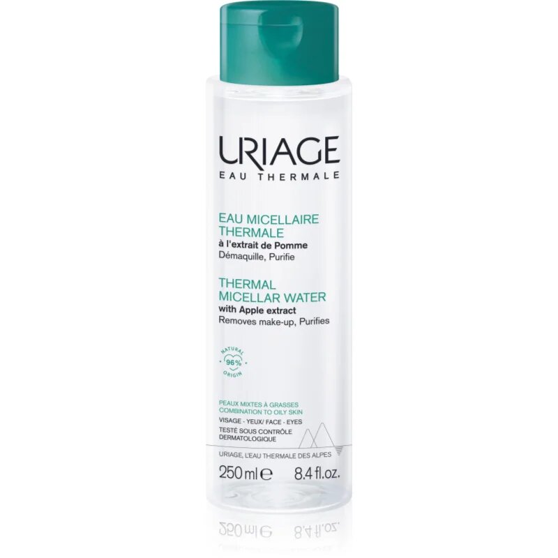 Uriage Hygiène Thermal Micellar Water - Combination to Oily Skin micelární čisticí voda pro smíšenou až mastnou pokožku 250 ml