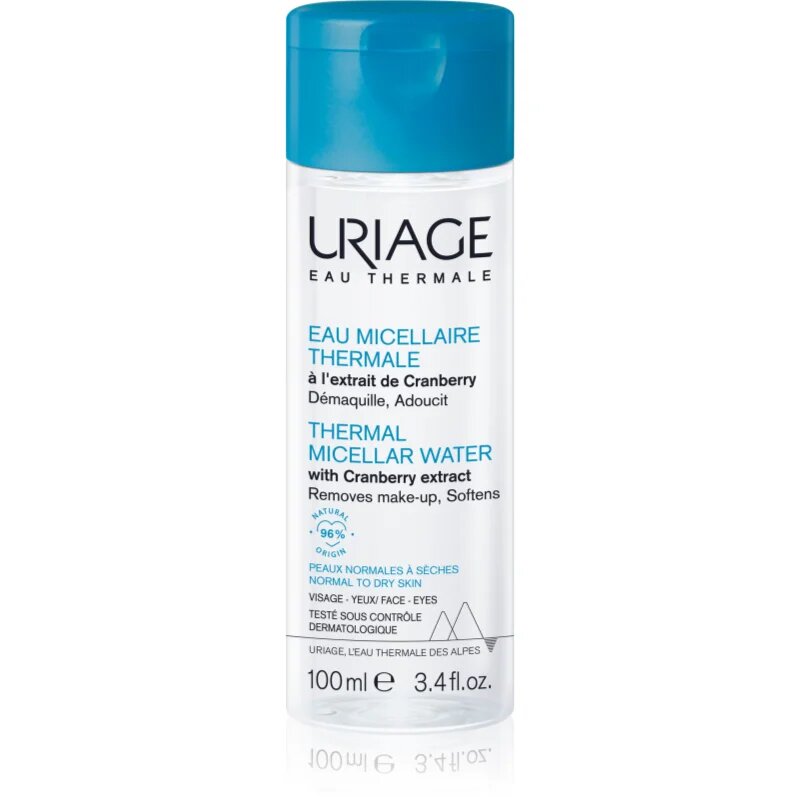 Uriage Hygiène Thermal Micellar Water - Normal to Dry Skin micelární čisticí voda pro normální až suchou pleť 100 ml