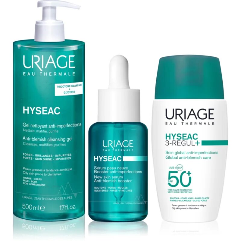 Uriage Hyseac Acne-Prone Skin Care Set sada pro mastnou pleť se sklonem k akné