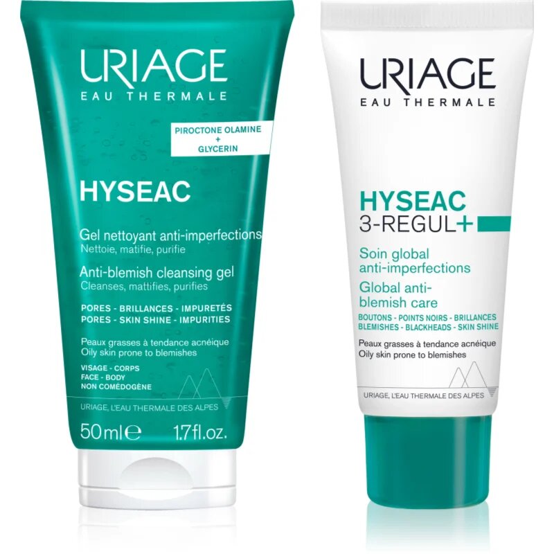 Uriage Hyseac Set sada pro mastnou a problematickou pleť