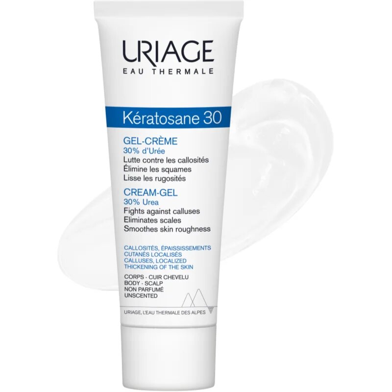 Uriage Kératosane 30 Cream-Gel zvláčňující gelový krém 75 ml