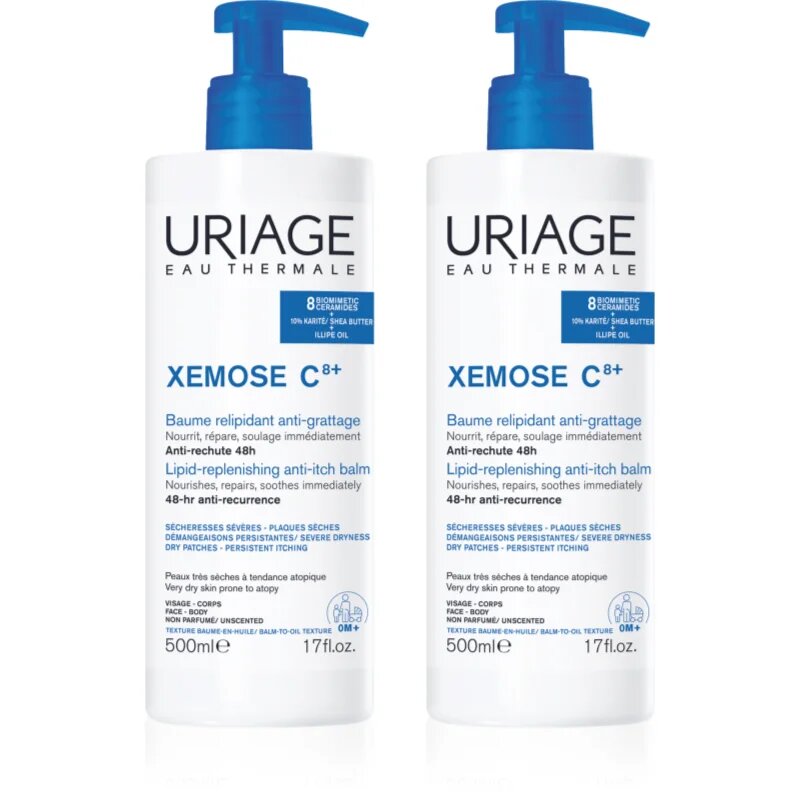 Uriage Xemose C8+ Set výhodné balení pro zklidnění pokožky
