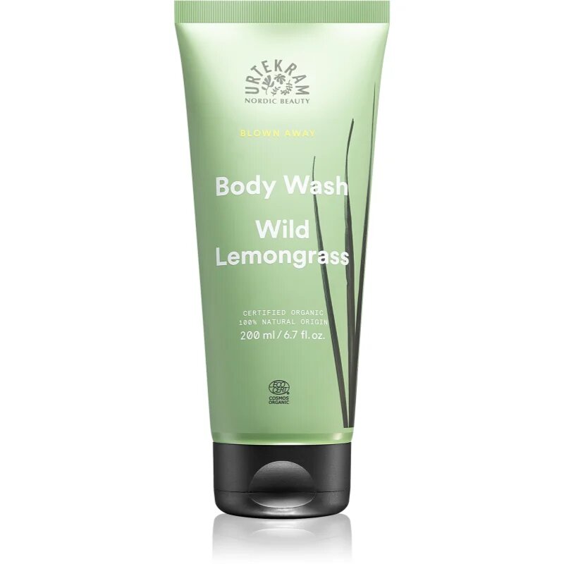 Urtekram Wild Lemongrass sprchový gel 200 ml