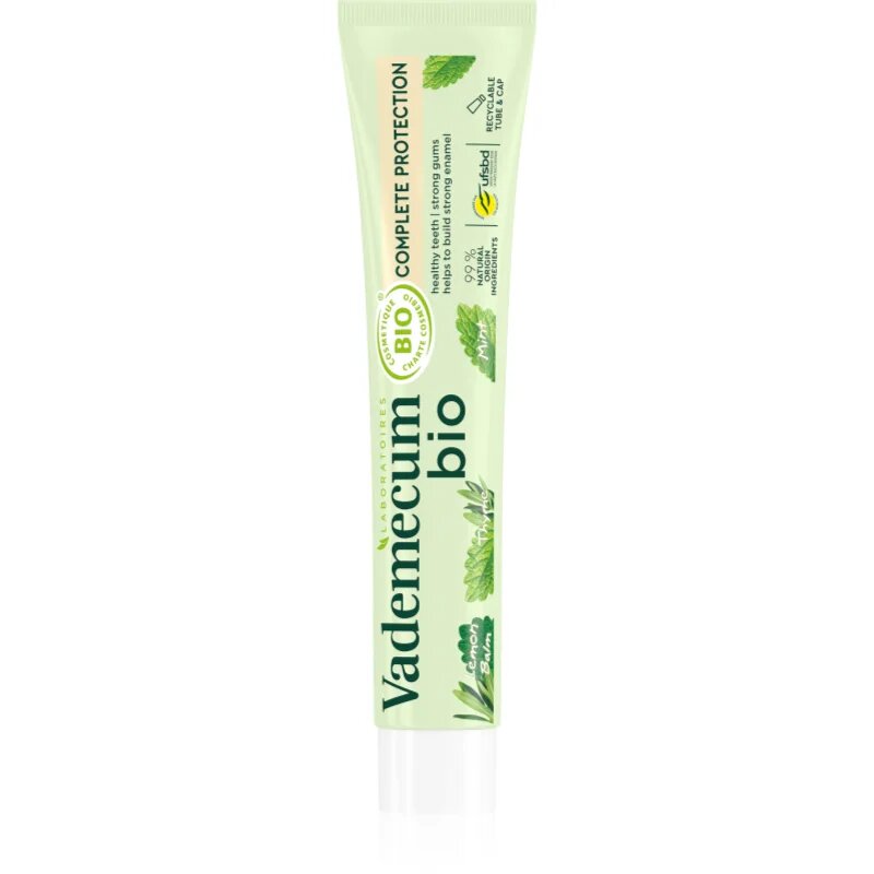 Vademecum BIO Complete Protection bylinná zubní pasta pro kompletní dentální péči 75 ml
