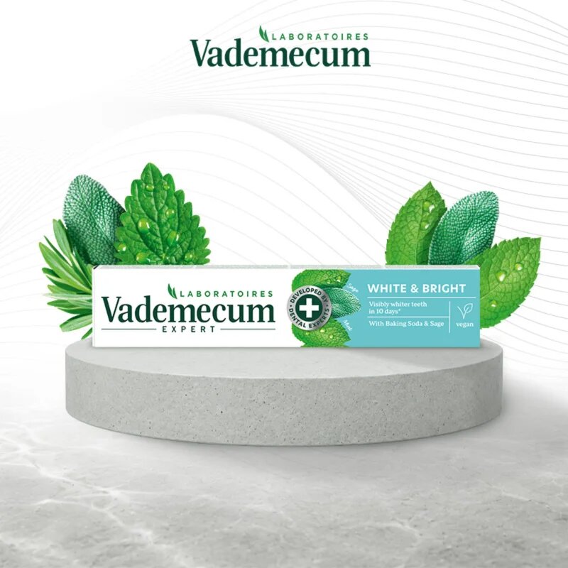 Vademecum Expert White & Bright bělicí pasta 75 ml
