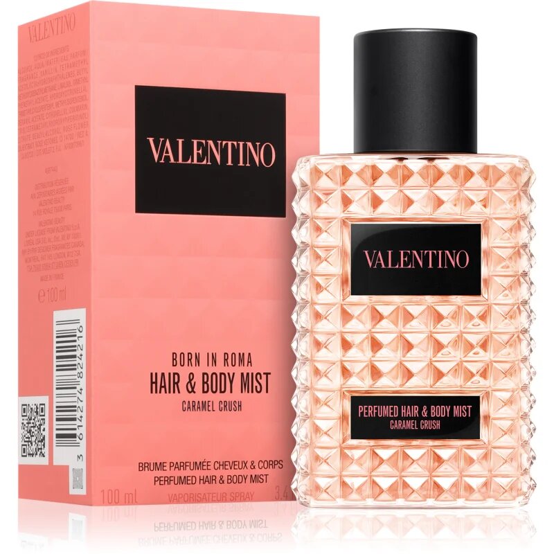 Valentino Born In Roma Hair & Body Mist Caramel Crush mlha na vlasy a tělo pro ženy 100 ml