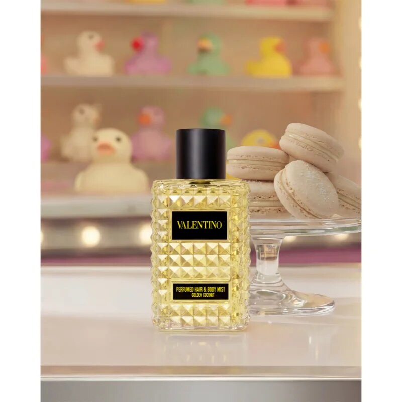 Valentino Born In Roma Hair & Body Mist Golden Coconut mlha na vlasy a tělo pro ženy 100 ml
