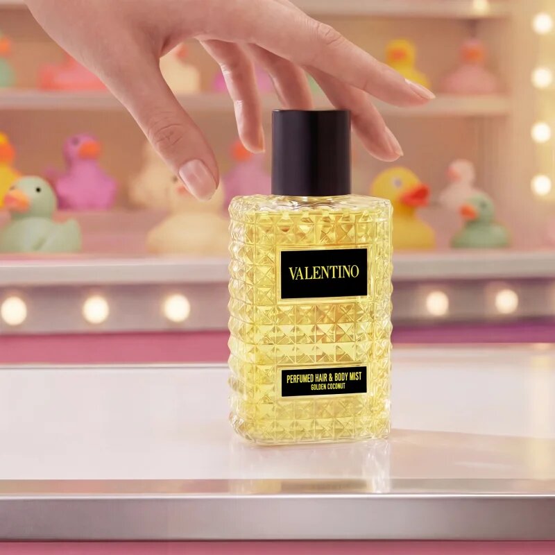 Valentino Born In Roma Hair & Body Mist Golden Coconut mlha na vlasy a tělo pro ženy 100 ml