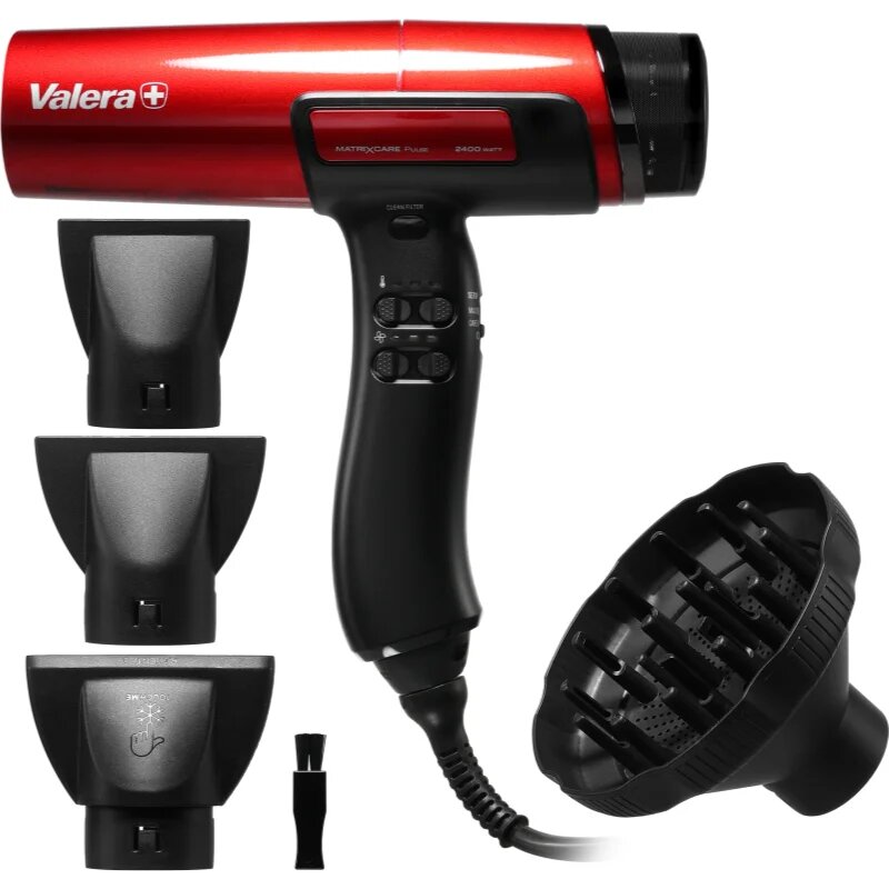 Valera MatrixCare AI velmi výkonný ionizační fén na vlasy Metallic Red 1 ks