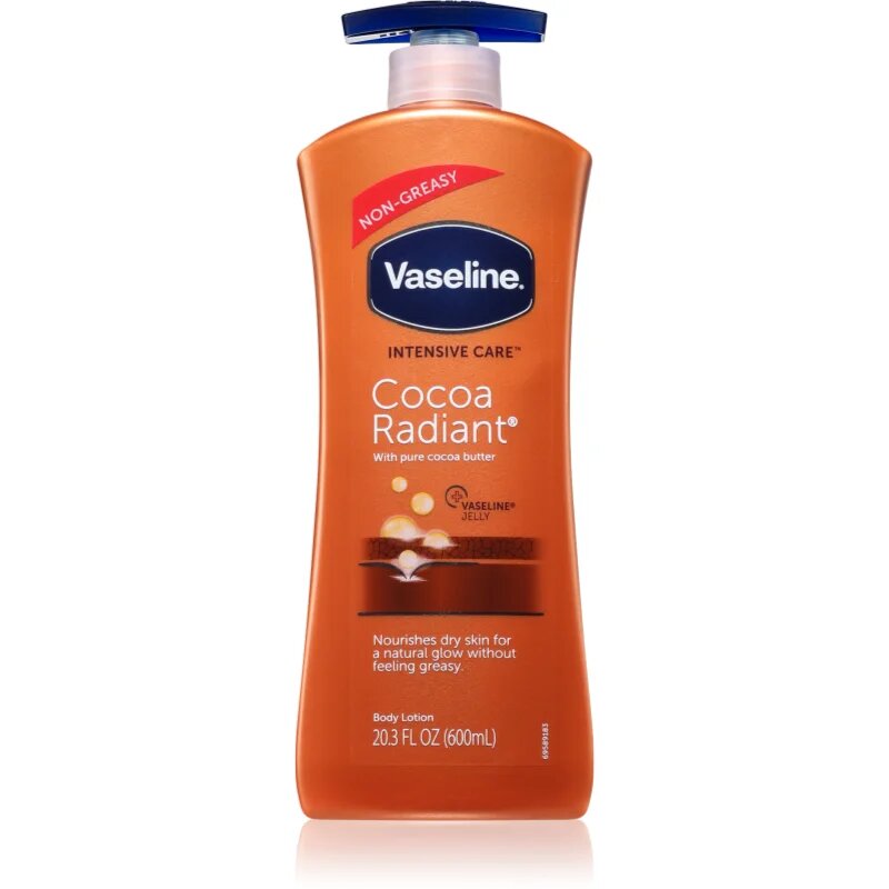 Vaseline Cocoa Radiant Body Lotion tělové mléko pro suchou pokožku 600 ml