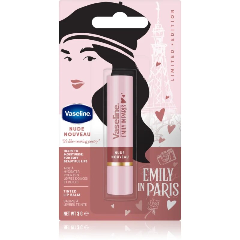 Vaseline Emily In Paris tónovací balzám na rty odstín Nude Nouveau 3 g