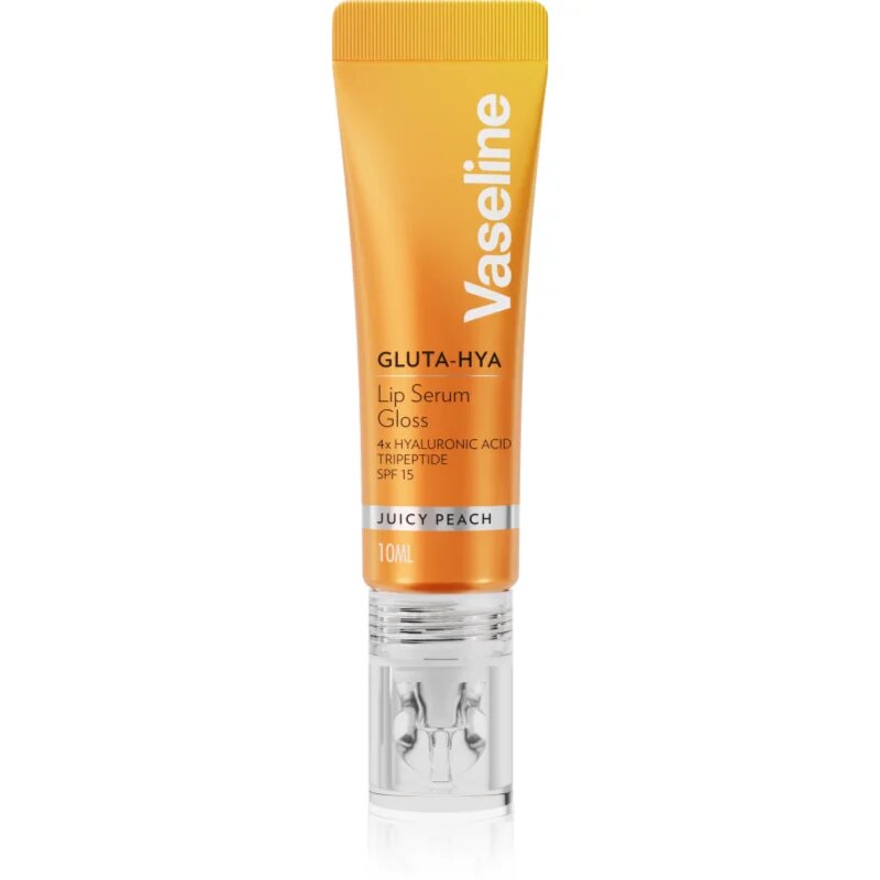 Vaseline Gluta-Hya Lip Serum hydratační balzám na rty SPF 15 odstín Juicy Peach 10 ml