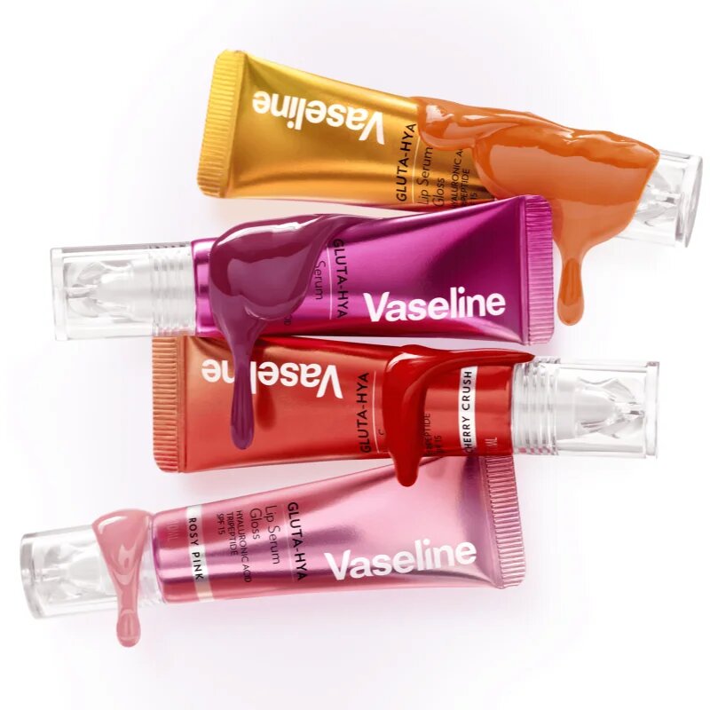 Vaseline Gluta-Hya Lip Serum hydratační balzám na rty SPF 15 odstín Juicy Peach 10 ml