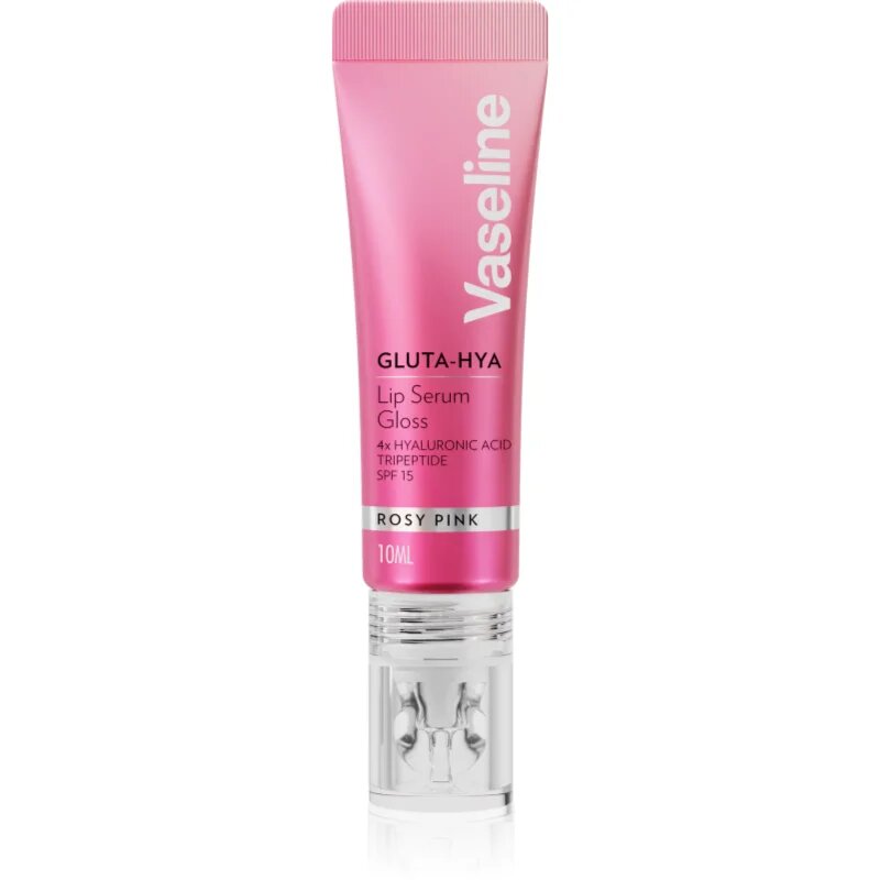 Vaseline Gluta-Hya Lip Serum hydratační balzám na rty SPF 15 odstín Rosy Pink 10 ml